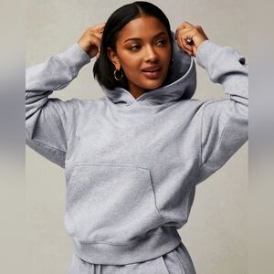 Fabletics Year Round Terry Classic Grey Heather Hoodie Small New With Tags